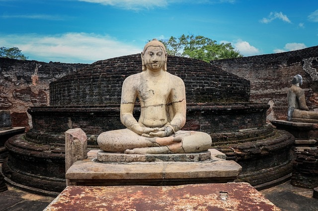 Temple de Boudda au Sri Lanka