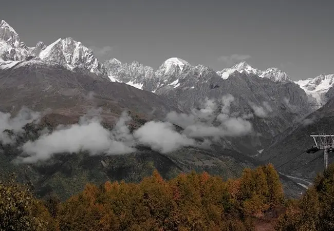 Géorgie, Svanétie, Montagnes